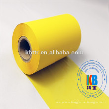 Latest products made wash care label fabric resin material barcode ribbon